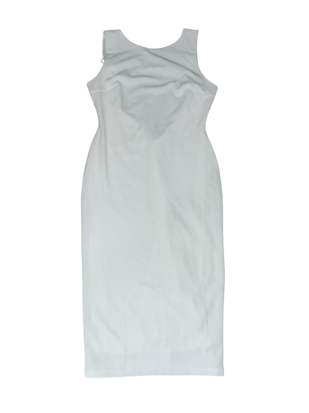 NWT lulus white midi dress with low back